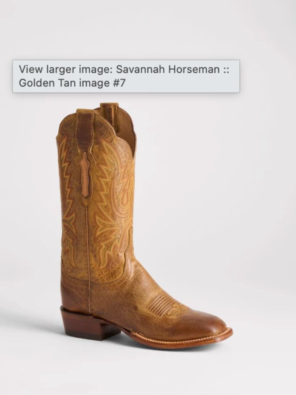 Savannah Horseman Lucchese 9.5 - Picture 5 of 13